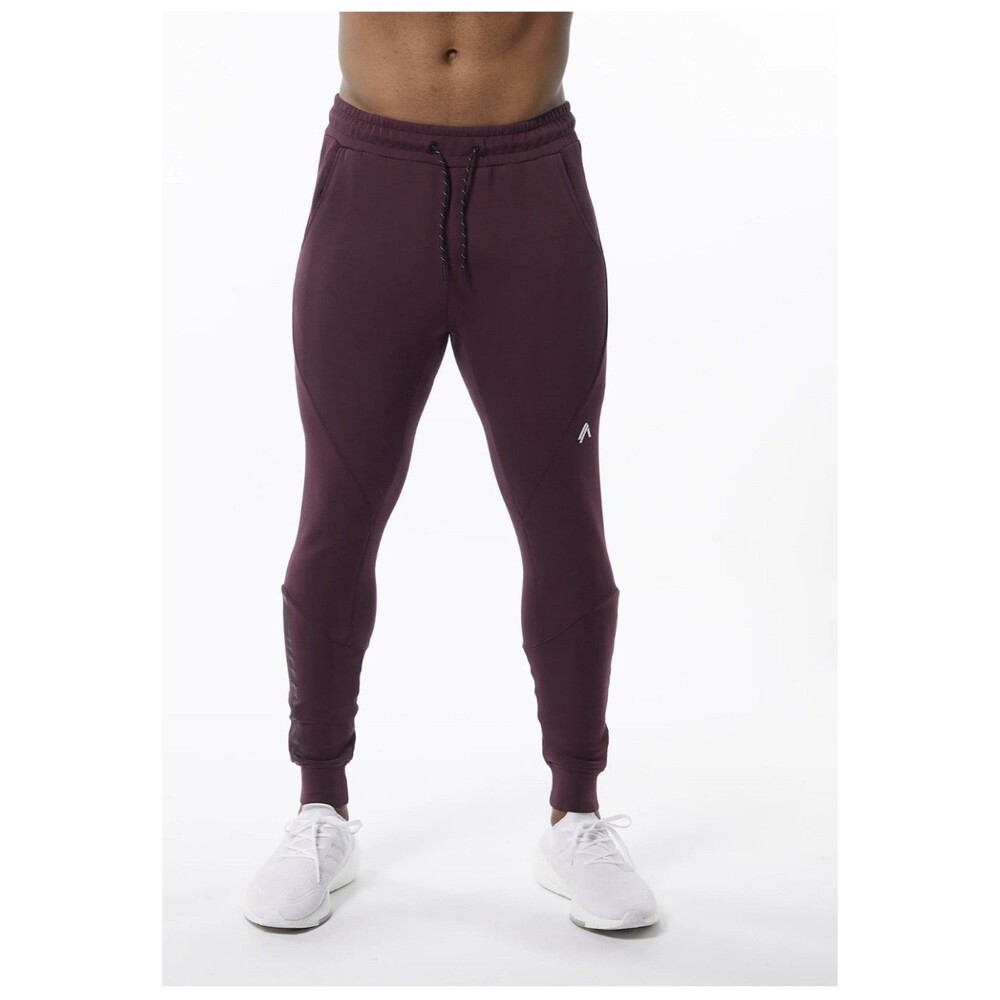 Alphalete MEN'S ELMTS Cuffed Jogger – Merlot Size Large